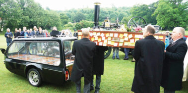 Shirleys Steam Funeral Coffin