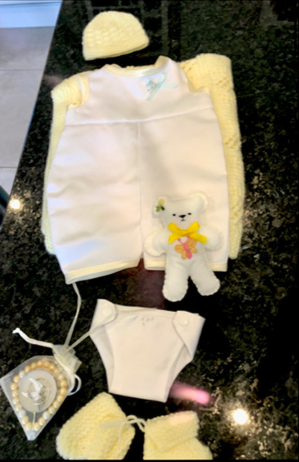 beautiful custom-made clothing for baby funerals