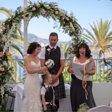 A wedding ceremony