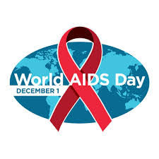 worldaidsdaylogo world aids day ribbon over an image of a globe